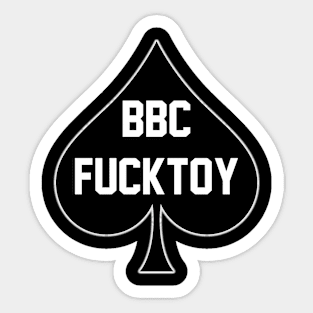 BBC Fucktoy - Queen Of Spades Sticker